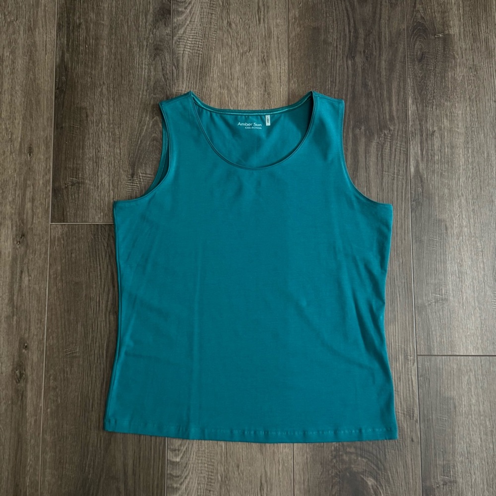 Amber Sun Woman’s tank top NWOT Large